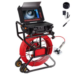 10.1 "HD Pipeline Inspection Camera 512Hz Wireless Transmission Image Self Balancing Function Sewage Camera