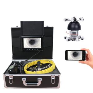 Sewer Camera 9 Inch Screen 16GB DVR Drain Pipe Inspection Endoscope 360 degree Camera Head 30/50/100M